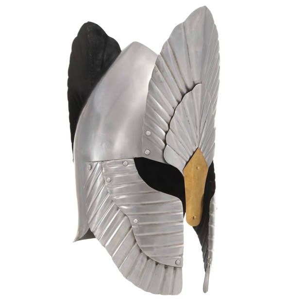 The Living Store Ridderhelm Antiek-look - 23x20x43cm - 18-gauge Staal