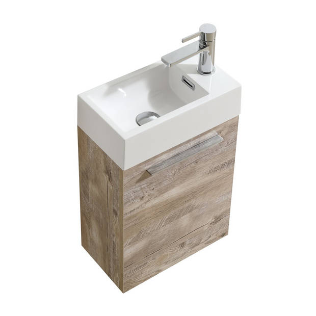 Badplaats Toiletmeubel Madrid 40cm - hout-look