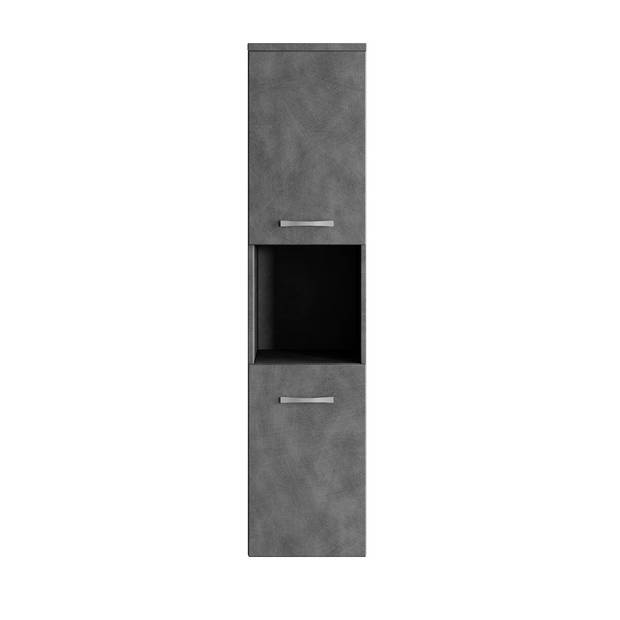 Badplaats Badkamerkast Montreal 30 x 30 x 131 cm - donker grijs