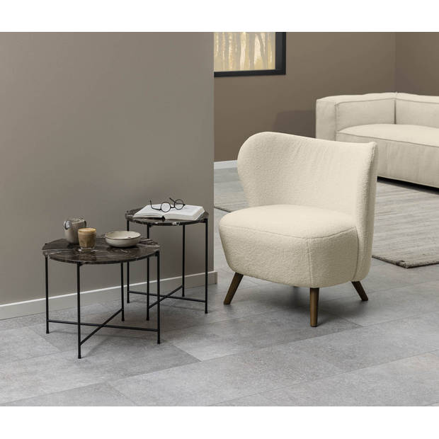 Cris fauteuil beige.