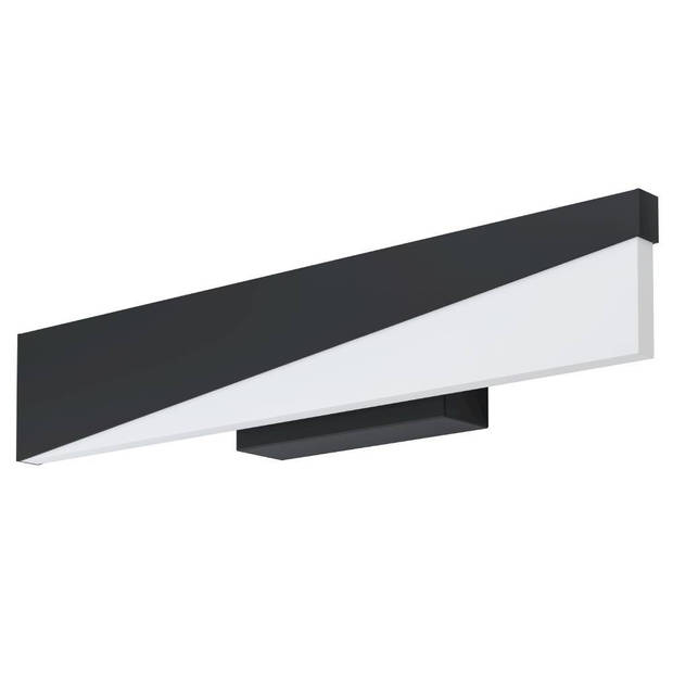 EGLO Isidro Wandlamp - LED - 39.5 cm - Zwart