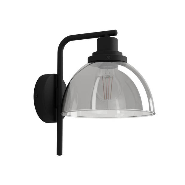 EGLO BELESER Wandlamp - E27 - Ø 18 cm - Zwart