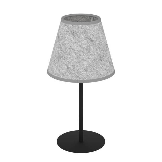 EGLO Alsager Tafellamp - E27 - 39,5 cm - Grijs - Vilt