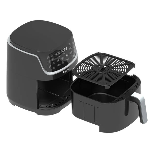 TurboTronic AF13D Airfryer XL - Heteluchtfriteuse - 8 Liter - Zwart