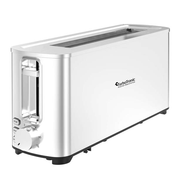 TurboTronic BF14 Broodrooster - Toaster met Extra Brede Sleuf - 2 Boterhammen - RVS