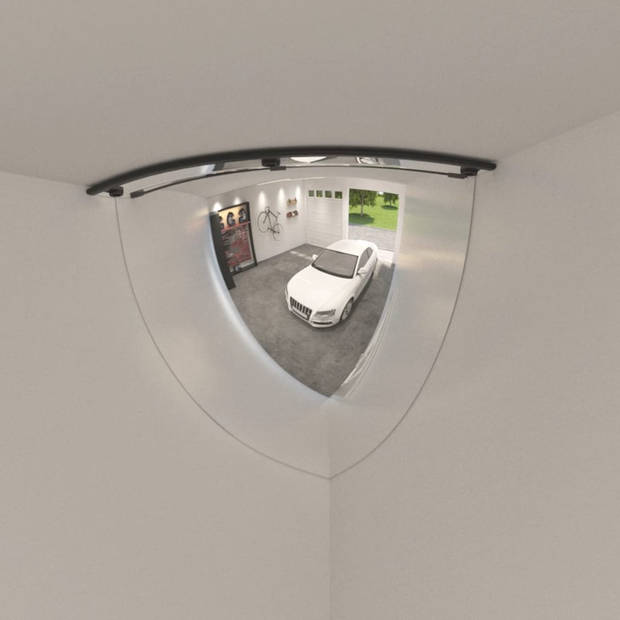 The Living Store Verkeersspiegel - Acryl - 80 cm diameter - Duurzaam - Uitgebreid zicht