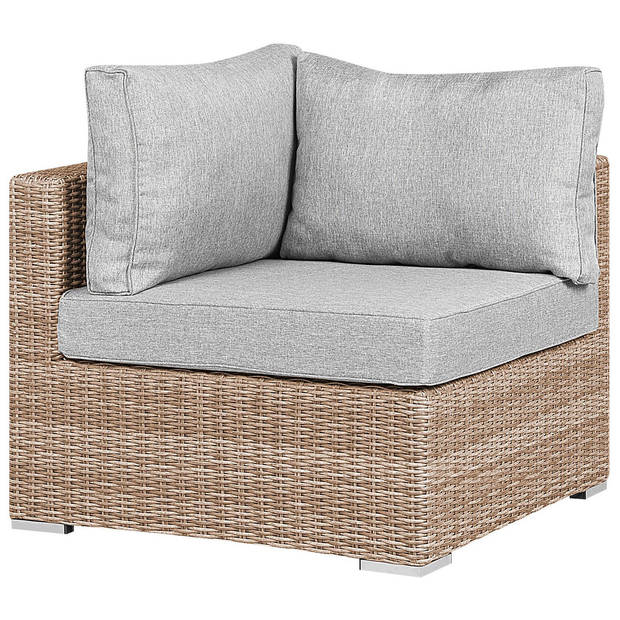 Beliani CONTARE - Loungeset-Bruin-PE rotan