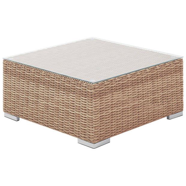 Beliani CONTARE - Loungeset-Bruin-PE rotan