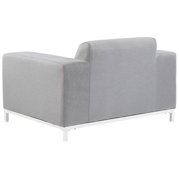 Beliani ROVIGO - Loungeset-Grijs-Polyester