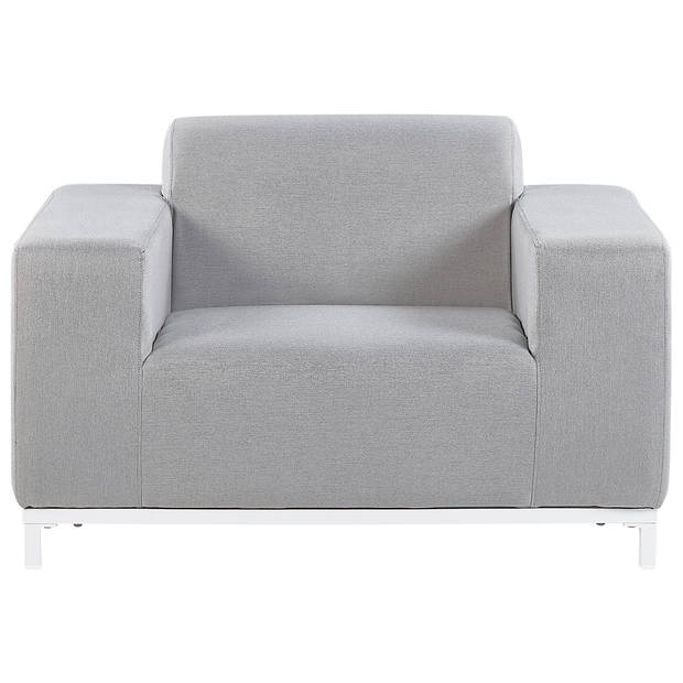 Beliani ROVIGO - Loungeset-Grijs-Polyester