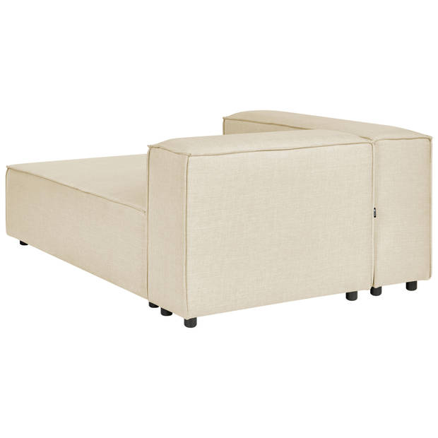 Beliani APRICA - Modulaire Sofa-Beige-Linnen