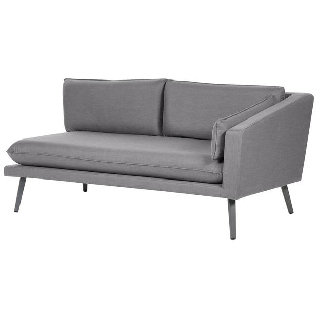 Beliani LORETELLO - Tuinsofa-Grijs-Polyester