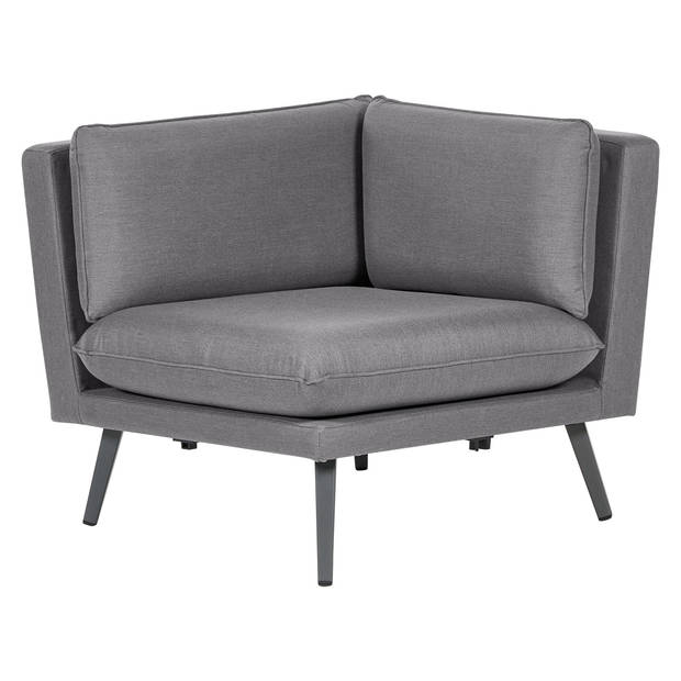 Beliani LORETELLO - Tuinsofa-Grijs-Polyester