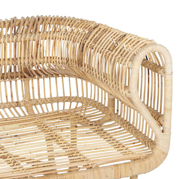 Beliani DOLCEDO - Fauteuil-Natuurlijk-Rotan