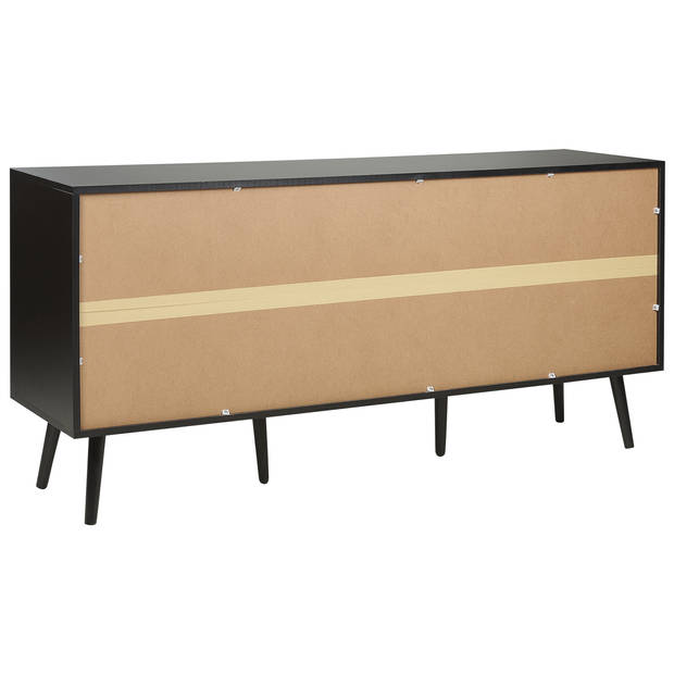 Beliani OPOCO - Sideboard-Zwart-MDF