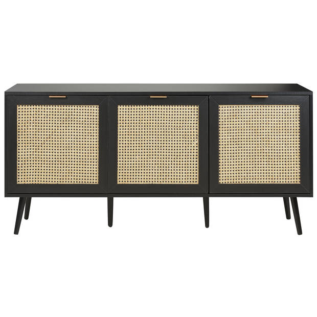 Beliani OPOCO - Sideboard-Zwart-MDF