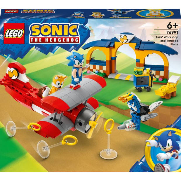 LEGO 76991 Sonic The Hedgehog Tails' werkplaats en Tornado vliegtuig (4119100)