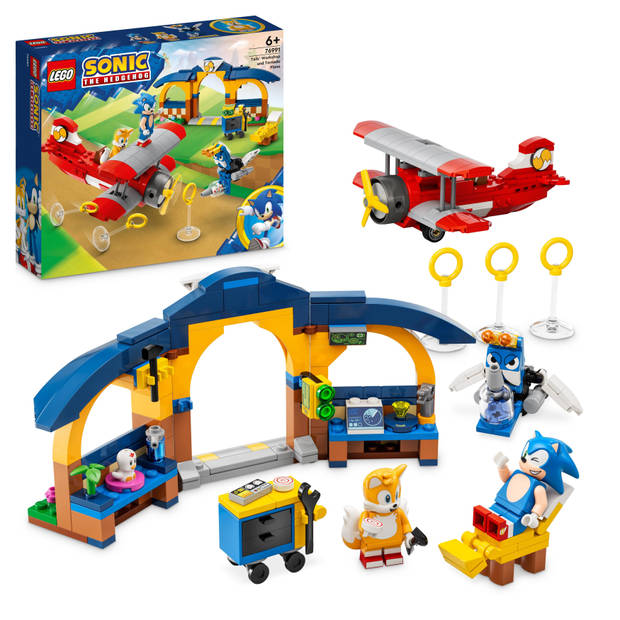 LEGO 76991 Sonic The Hedgehog Tails' werkplaats en Tornado vliegtuig (4119100)