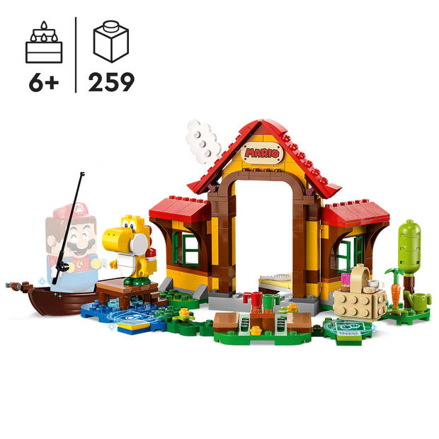 LEGO SUPERMARIO Picknick bij Mario's huis Lego - 71422