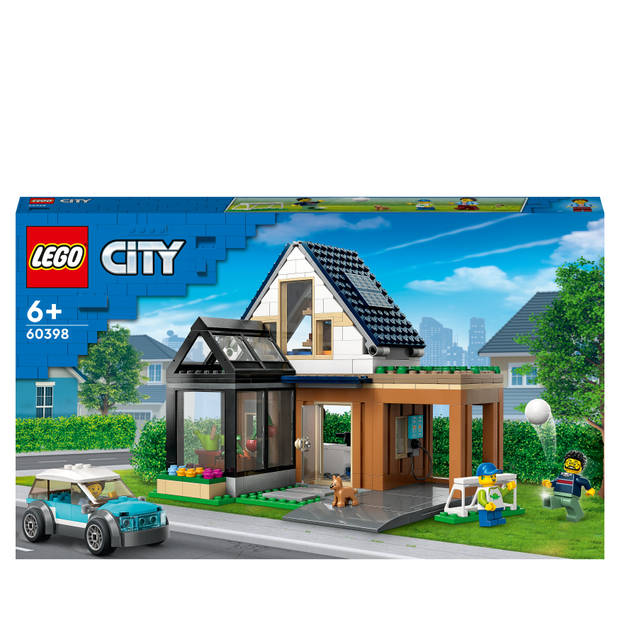 LEGO 60398 City Gezinswoning en elektrische auto Speelgoed