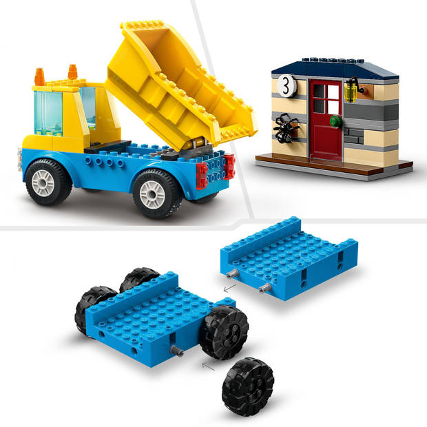 LEGO 60391 City Kiepwagen, bouwtruck en sloopkraan (4116039)