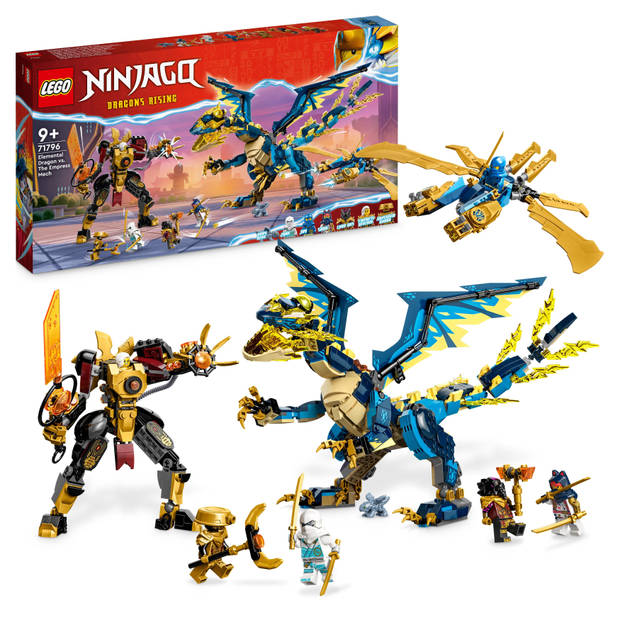 LEGO 71796 Ninjago Elementdraak vs. de mecha van de keizerin (4111796)