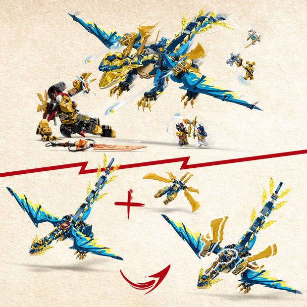 LEGO 71796 Ninjago Elementdraak vs. de mecha van de keizerin (4111796)