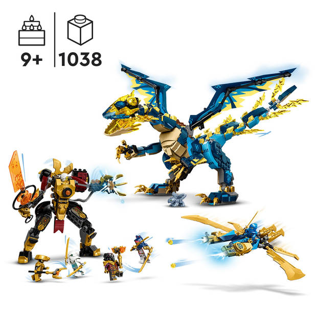 LEGO 71796 Ninjago Elementdraak vs. de mecha van de keizerin (4111796)