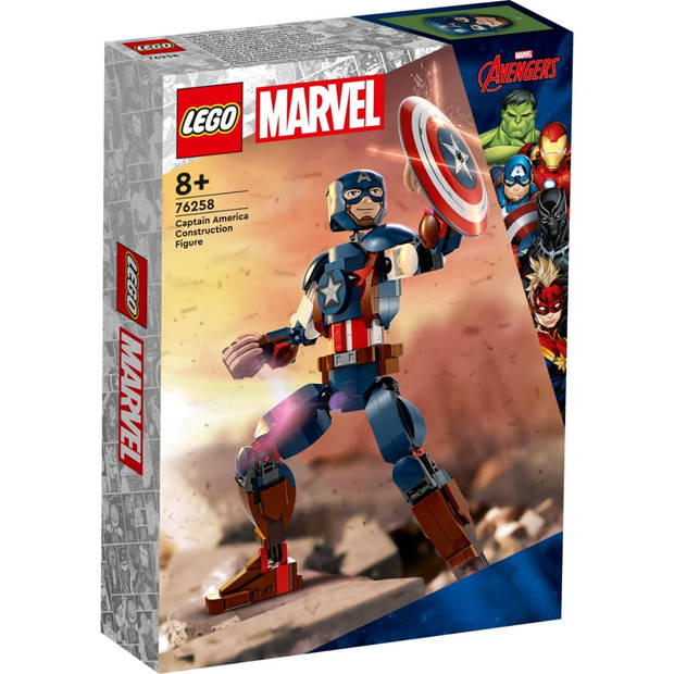 LEGO 76258 Super Hero Captain America bouwfiguur (4116258)