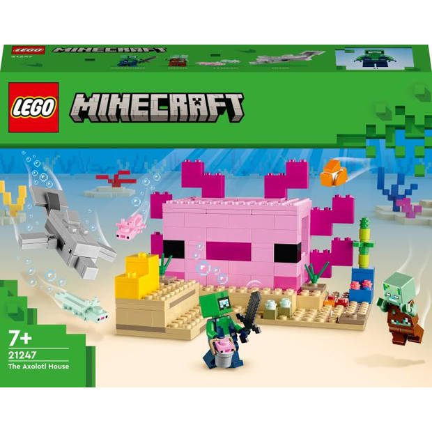 LEGO 21247 Minecraft Het Axolotl-huis (4111247)