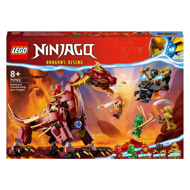 LEGO Ninjago 71793 Heatwave Transformerende Lavad Lavadraak (4111793)