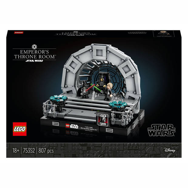 LEGO 75352 Star Wars Troonzaal van de keizer diorama (4113600)