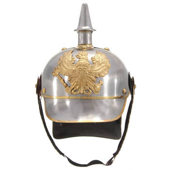 The Living Store replica helm Kaiser Tschako - 25 x 19 x 30 cm - antiek-look soldatenhelm
