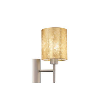 EGLO Viserbella Wandlamp - E27 - 1 lichts - Goud, beige