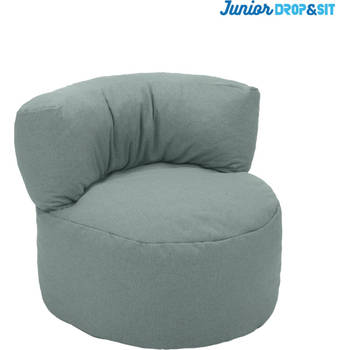 Blokker Parya - Zitzak Stoel Junior - Mintgroen - 70 x 50 cm - Kinderstoel met Vulling voor Binnen aanbieding