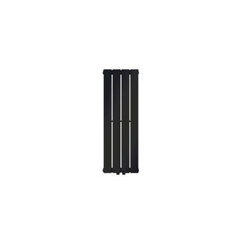 Paneelradiator Enkellaags 900x300 mm Zwart mat met middenaansluiting LuxeBath