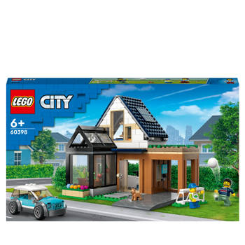 LEGO 60398 City Gezinswoning en elektrische auto Speelgoed