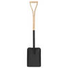 The Living Store Spade - Staal - Essenhout - 23x33 cm - YD-greep