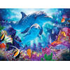 Rubye Diamond Painting Volwassenen & Kinderen - Kleurrijke Dolfijnen - 30x40cm