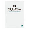 Fotolijst 29,7x42cm A3 Zilver Glanzend Aluminium Austin