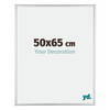 Fotolijst 50x65 Zilver Hoogglans Aluminium Kent