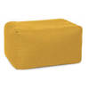 Drop & Sit duurzame zitzak poef geel 55x75x45cm