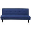 Beliani VISBY - Driezitsbank-Blauw-Polyester