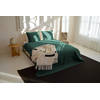 Zydante Home® Bedsprei Incl. 2 Hoezen -Dark Green Rope - 220x240 cm + 2 * 60x70 cm