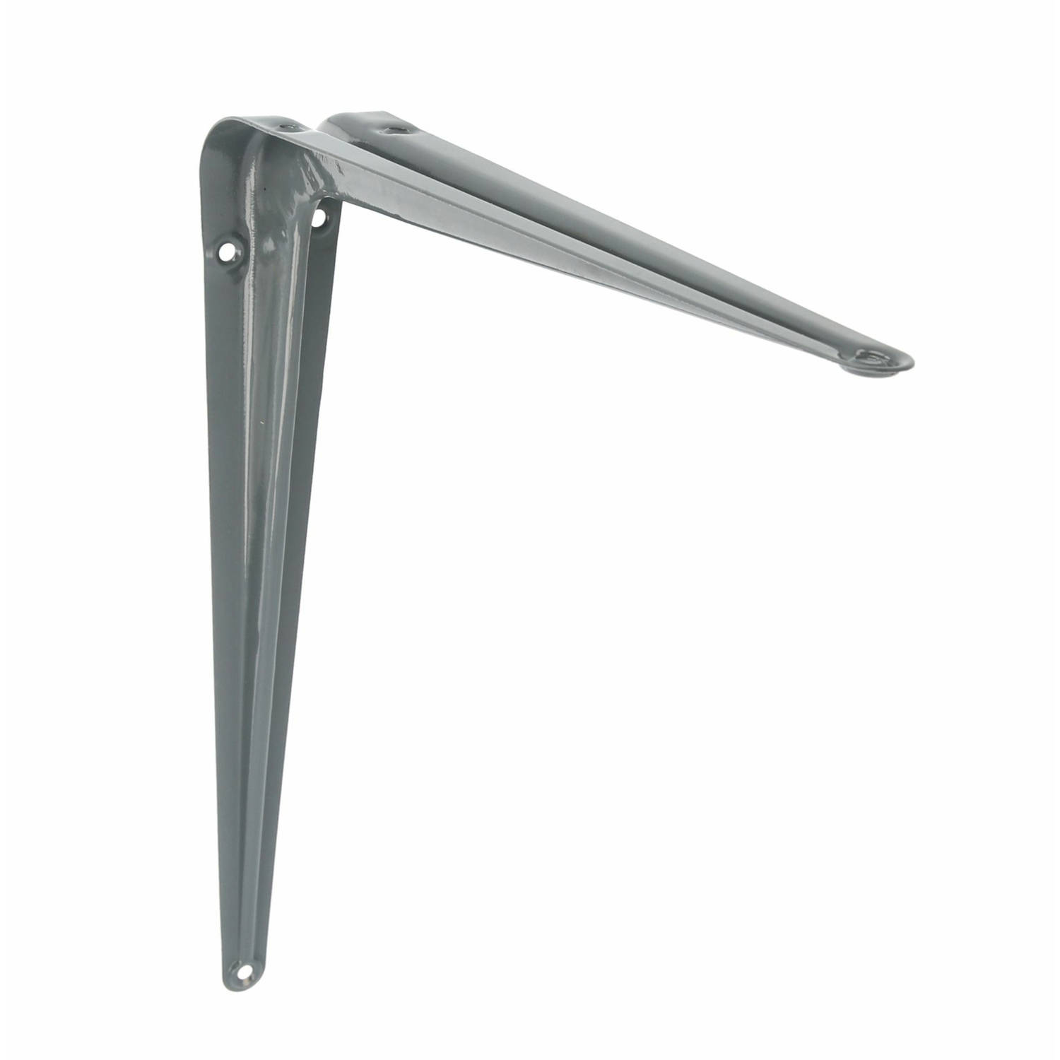 AMIG Plankdrager/planksteun van metaal - gelakt grijs - H450 x B400 mm