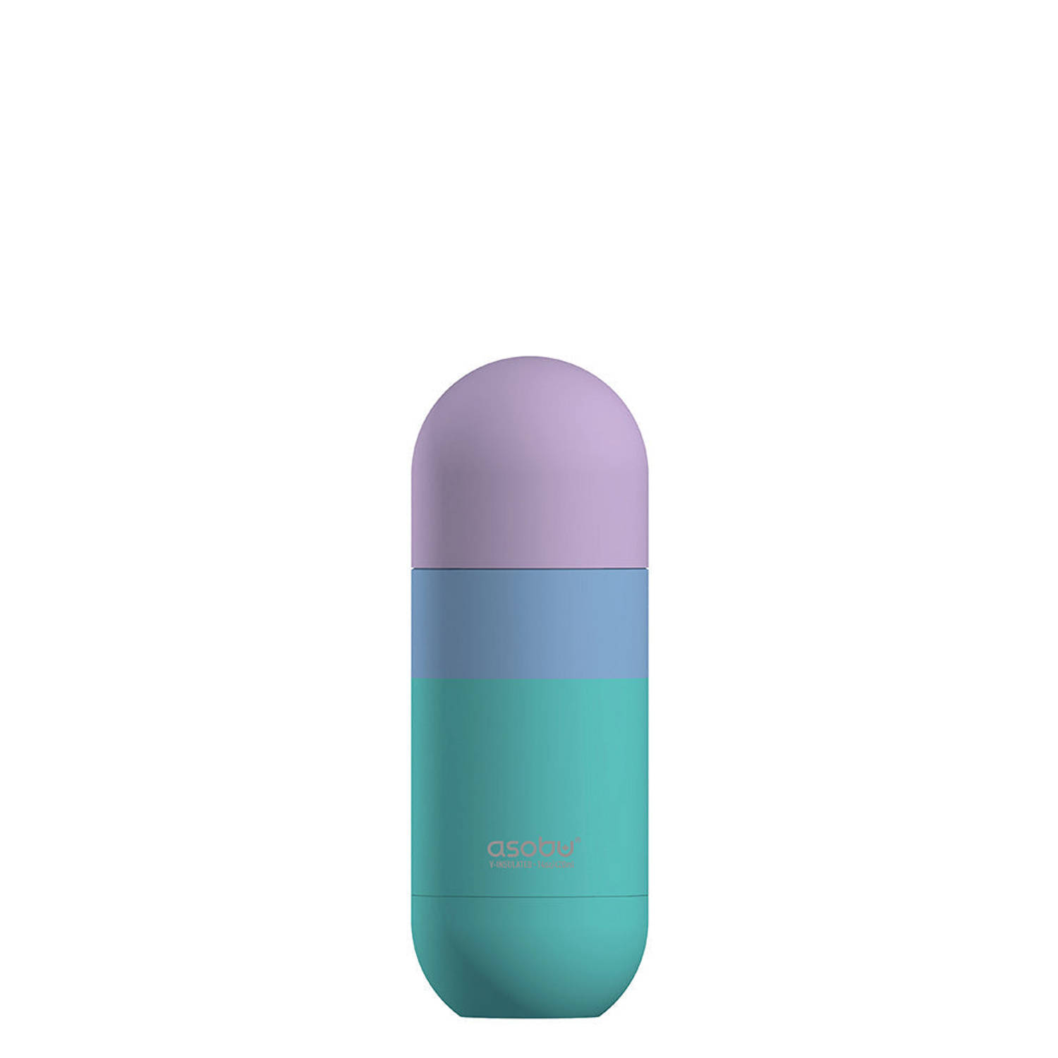 Asobu - Orb Bottle - 420ml Pastel Teal - insulated water bottle