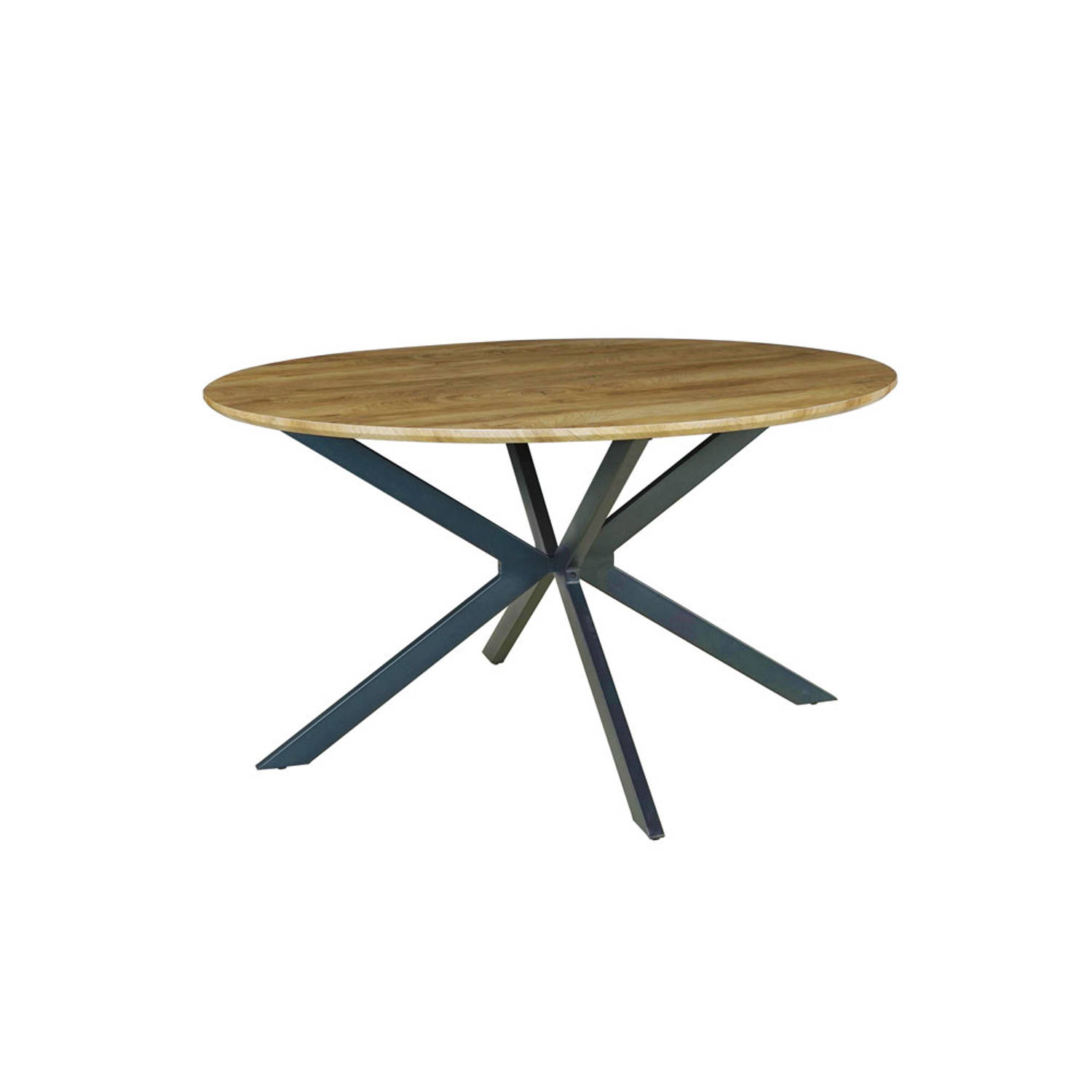 Eettafel rond Ronsi bruin 140cm ronde tafel