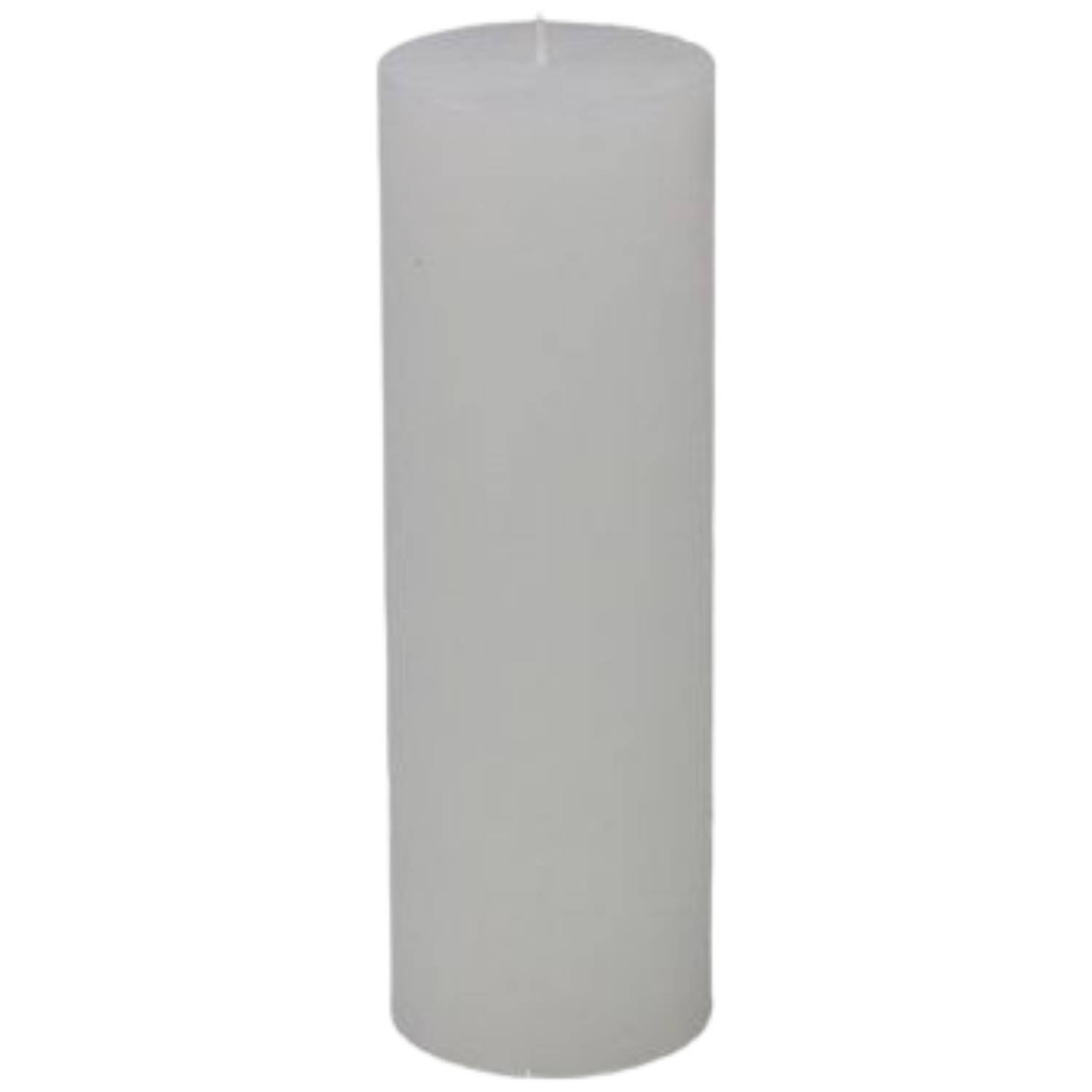 Branded by kaarsen pillar ø5cm x 15cm white set van 9