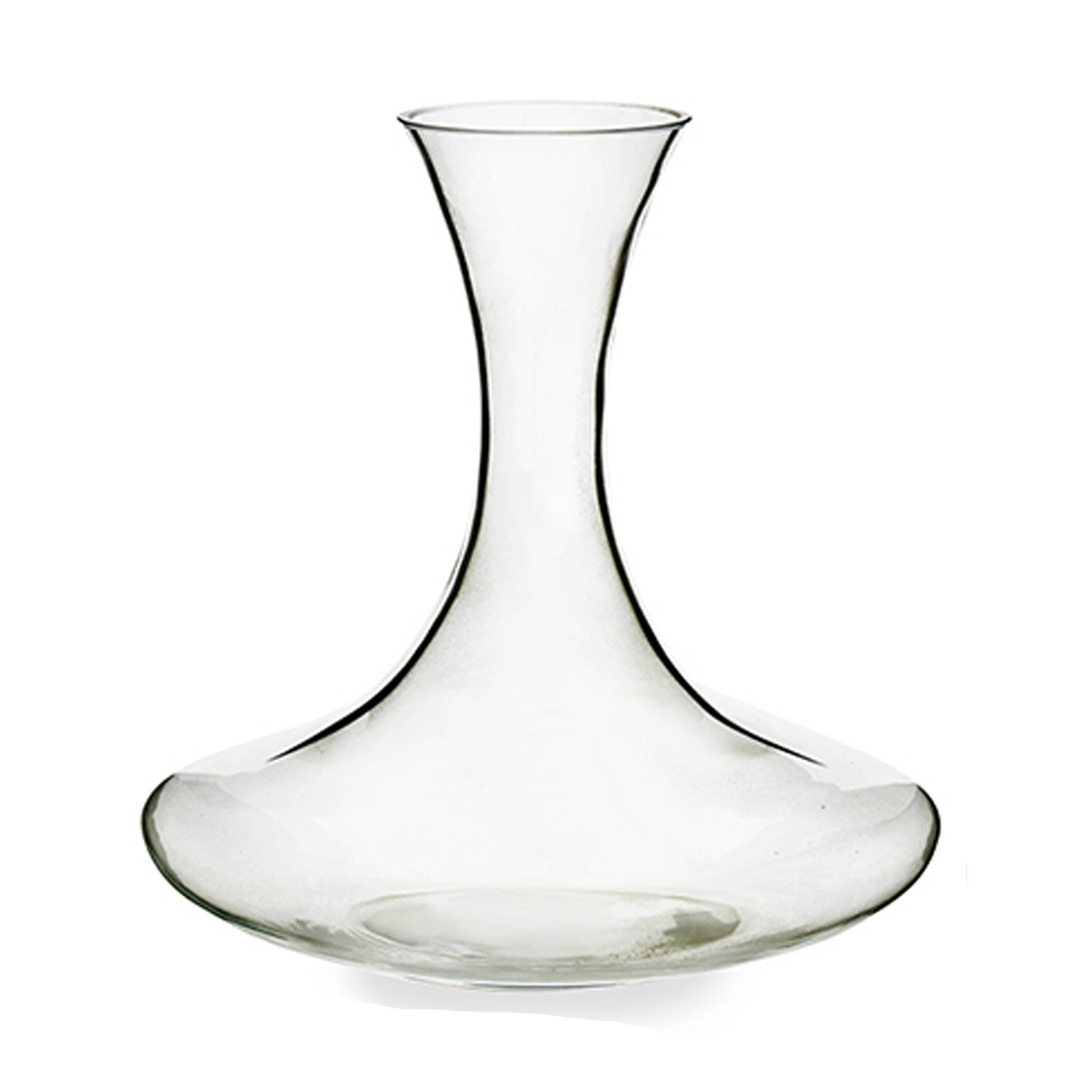 Arte Regal Wijn karaf-decanteer schenkkan glas 1,4 liter 22 x 23 cm wijn laten luchten Decanteerkara