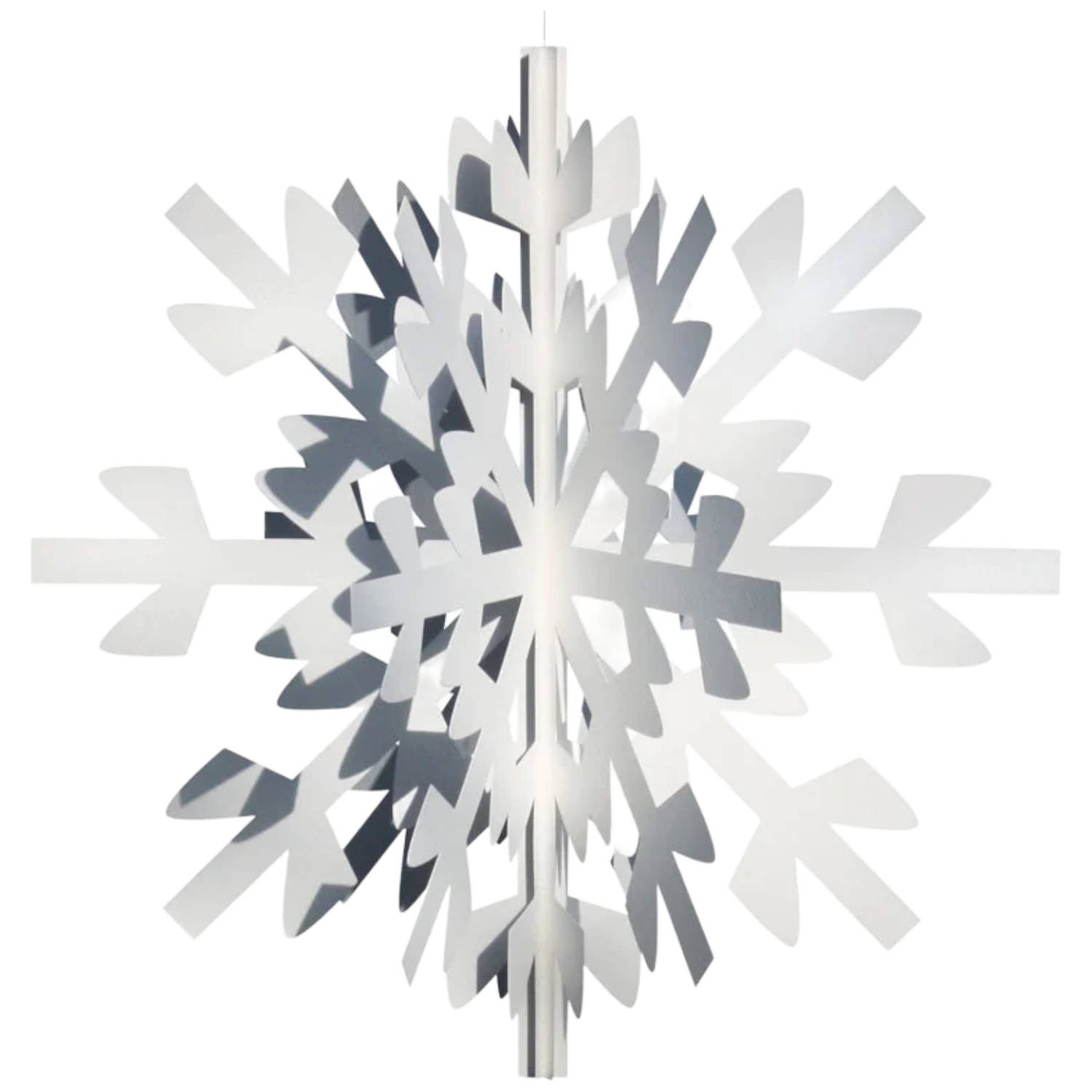 Livingly scandinavische sneeuwvlok van papier edda